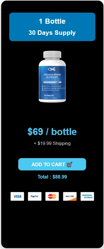 Prosta Prime Support one bottle